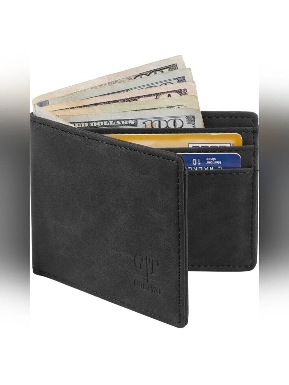 NGostwo Mens Slim Minimalist Front Pocket Genuine Leather Wallet -New In Package
